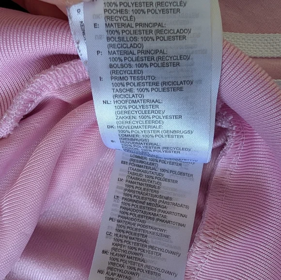 Adidas Pink Tracksuit with White Stripes - Picture 5 of 8